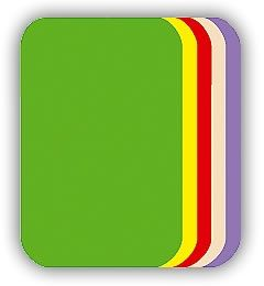 Nažehlovací záplaty malé 10 ks v balení - světle zelená + mix světlých barev